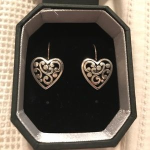 Brighton heart earrings. Never worn NWT